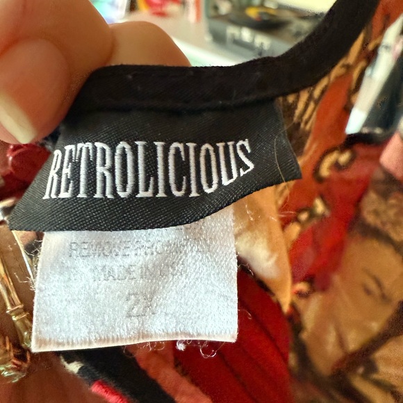 Retrolicipus Frida Kahlo dress, 2x - Picture 3 of 3